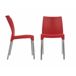 כיסא אורח אלומיניום פלסטיק עמיד – דגם אלגנט