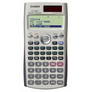 מחשבון פיננסי קסיו Casio FC-200