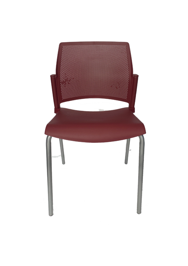 כיסא אורח שלד מתכת פלסטיק עמיד – דגם פולו
