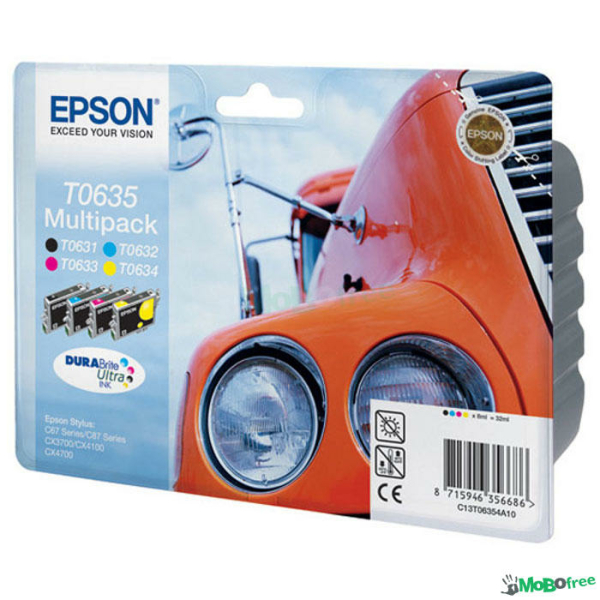 EPSON T0631/T0632 T0633/T0634 מחסנית דיו אפסון