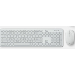 סט מקלדת+עכבר בלוטוס מיקרוסופט Microsoft Bluetooth® Desktop – צבע לבן / שחור