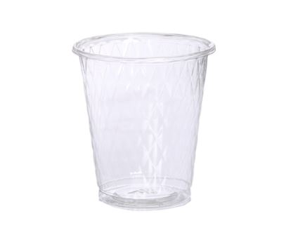 כוסות פלסטיק 1/40 שקוף (250 סמ”ק) “יהלום” קשיח במיוחד