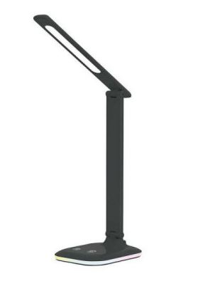 מנורת שולחן לד 8W VITO לבן/שחור + ספק כח