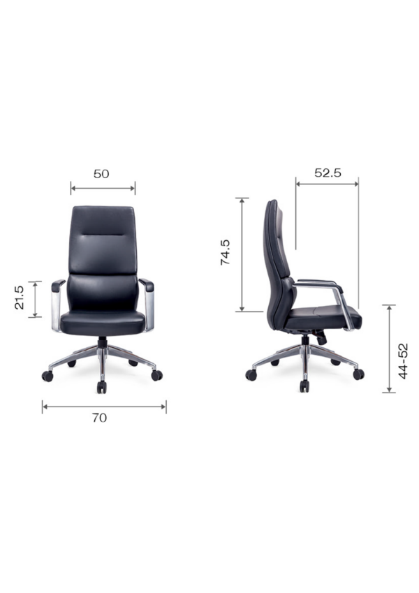 כיסא משרדי מנהלים/ות ארגונומי – דגם ארי
