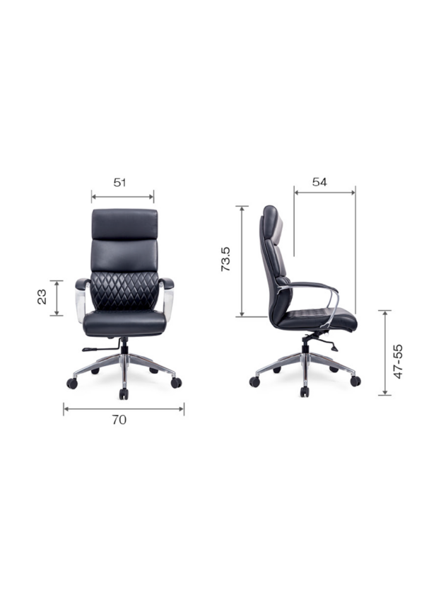 כיסא משרדי מנהלים/ות ארגונומי – דגם עומר