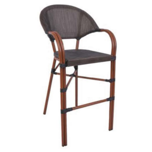 כיסא בר – דגם אורסה – אפור כהה