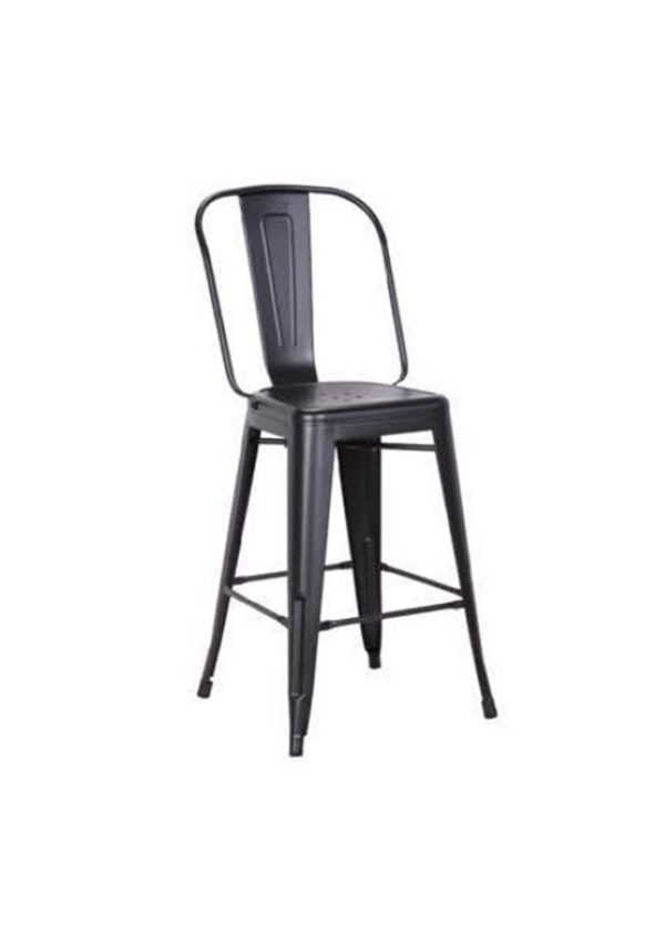כיסא בר – דגם טוליקס – אלומיניום – כולל משענת – צבעים שונים