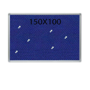 לוח נעיצה שעם כחול מסגרת אלומיניום במידה 150X100