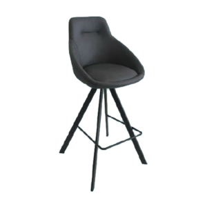 כיסא בר – דגם פלקון – דמוי עור – כחול כהה