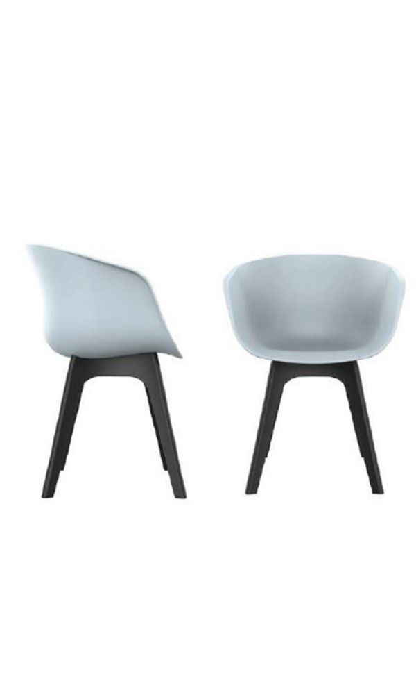 כיסא אורח – דגם דרגון – פלסטיק – רגל פלסטיק – צבעים שונים